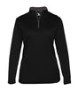 Augusta Sportswear LADIES B - CORE 1/4 ZIP PULLOVER 410300 BLACK/GRAPHITE (BA) S