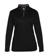 Augusta Sportswear LADIES B - CORE 1/4 ZIP PULLOVER 410300 BLACK/GRAPHITE (BA) S