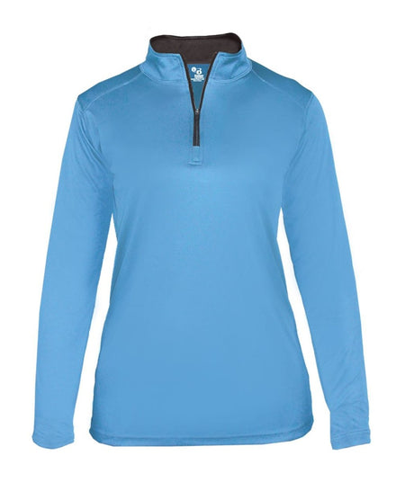 Augusta Sportswear LADIES B - CORE 1/4 ZIP PULLOVER 410300 COLUMBIA BLUE/GRAPH (BA) S