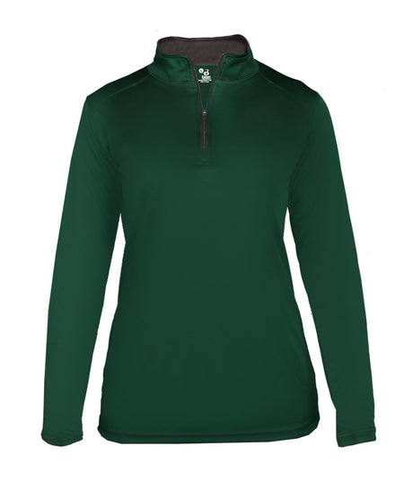 Augusta Sportswear LADIES B - CORE 1/4 ZIP PULLOVER 410300 FOREST/GRAPHITE (BA) S