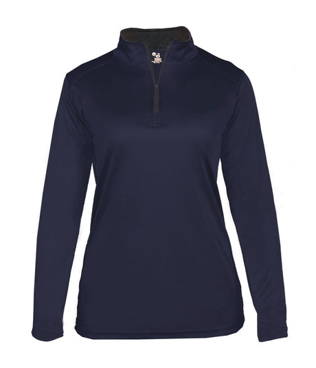 Augusta Sportswear LADIES B - CORE 1/4 ZIP PULLOVER 410300 NAVY/GRAPHITE (BA) S