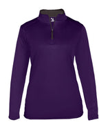 Augusta Sportswear LADIES B - CORE 1/4 ZIP PULLOVER 410300 PURPLE/GRAPHITE (BA) S
