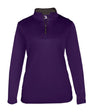 Augusta Sportswear LADIES B - CORE 1/4 ZIP PULLOVER 410300 PURPLE/GRAPHITE (BA) S