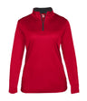 Augusta Sportswear LADIES B - CORE 1/4 ZIP PULLOVER 410300 RED/GRAPHITE (BA) S