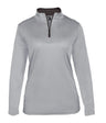 Augusta Sportswear LADIES B - CORE 1/4 ZIP PULLOVER 410300 SILVER/GRAPHITE (BA) S