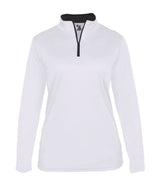Augusta Sportswear LADIES B - CORE 1/4 ZIP PULLOVER 410300 WHITE/GRAPHITE (BA) S
