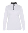 Augusta Sportswear LADIES B - CORE 1/4 ZIP PULLOVER 410300 WHITE/GRAPHITE (BA) S