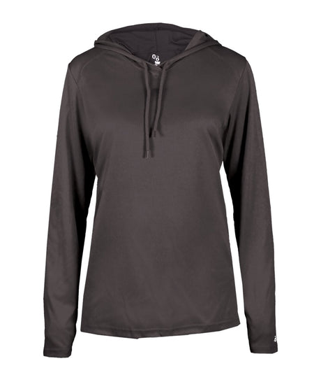 Augusta Sportswear LADIES B - CORE LONG SLEEVE HOODIE 416500 GRAPHITE (BA) S