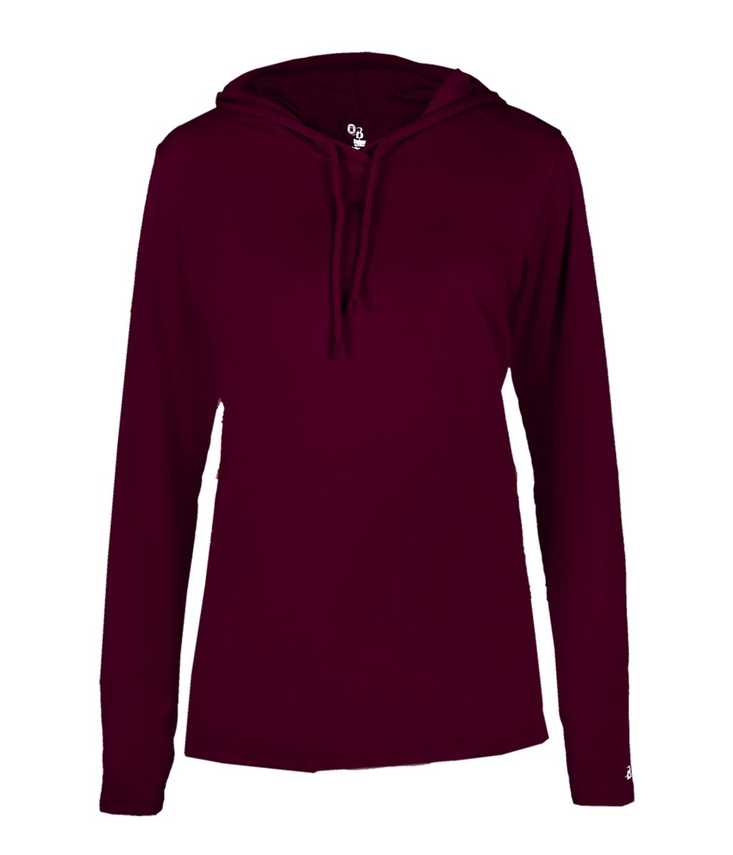 Augusta Sportswear LADIES B - CORE LONG SLEEVE HOODIE 416500 MAROON (BA) S