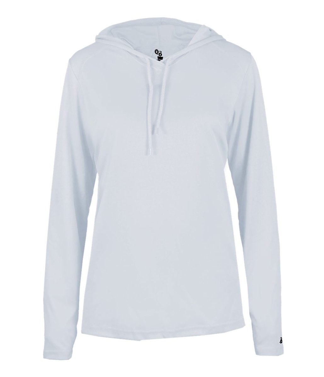 Augusta Sportswear LADIES B - CORE LONG SLEEVE HOODIE 416500 SILVER (BA) S