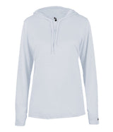 Augusta Sportswear LADIES B - CORE LONG SLEEVE HOODIE 416500 SILVER (BA) S
