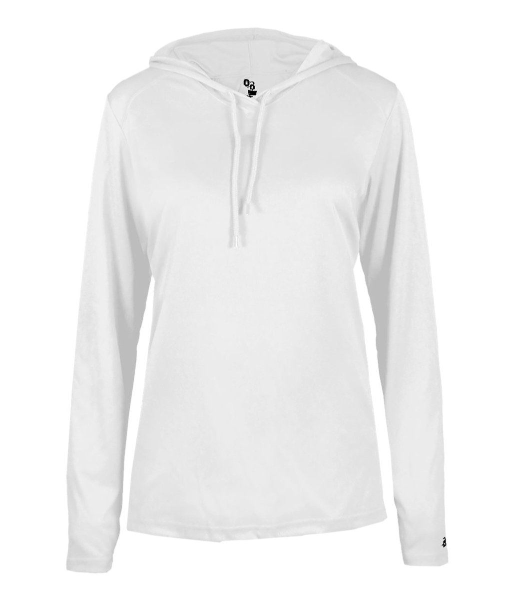 Augusta Sportswear LADIES B - CORE LONG SLEEVE HOODIE 416500 WHITE S