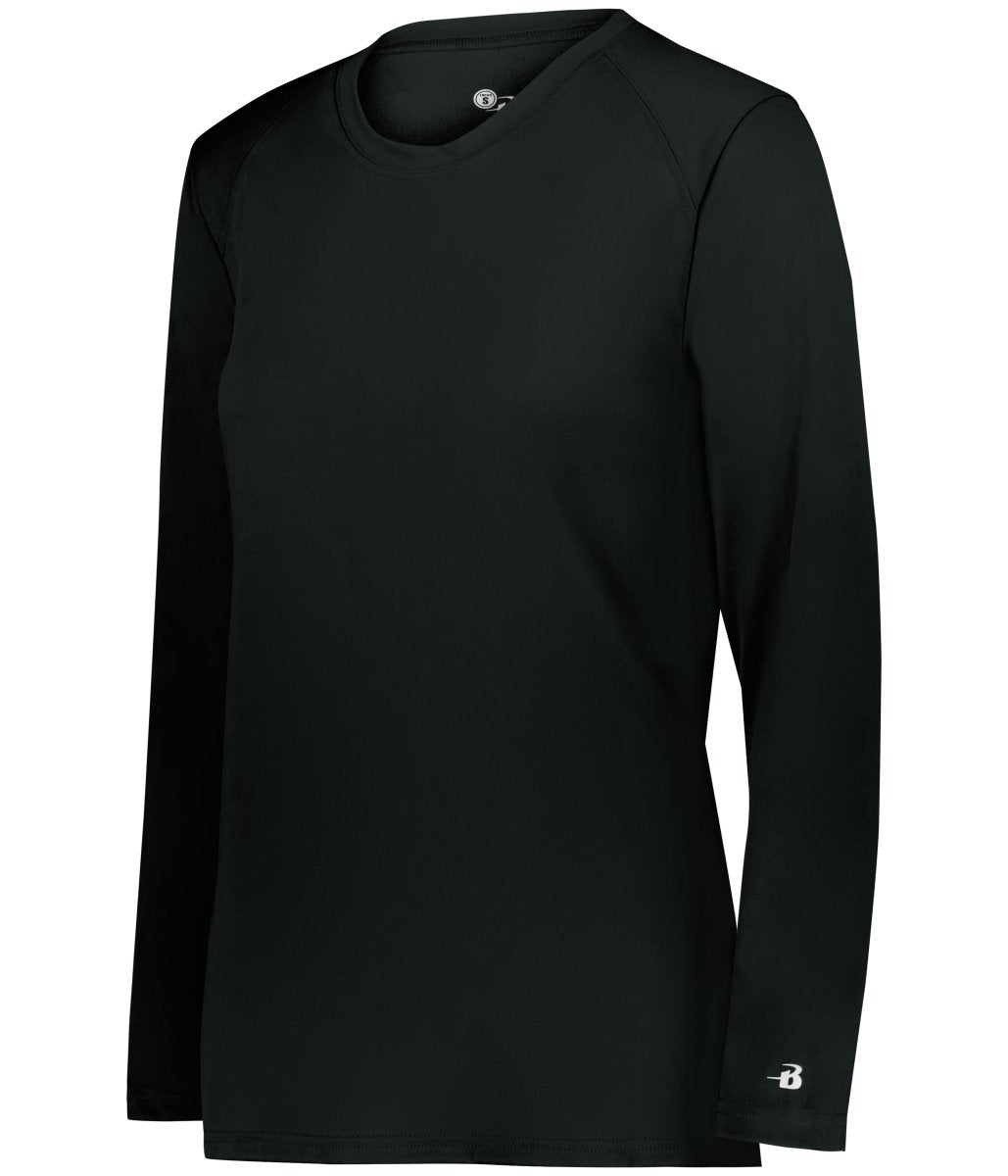 Augusta Sportswear LADIES B - CORE LONG SLEEVE TEE 416400 BLACK S