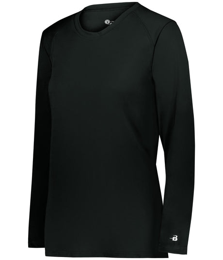Augusta Sportswear LADIES B - CORE LONG SLEEVE TEE 416400 BLACK S