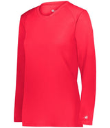 Augusta Sportswear LADIES B - CORE LONG SLEEVE TEE 416400 HOT CORAL (BA) S