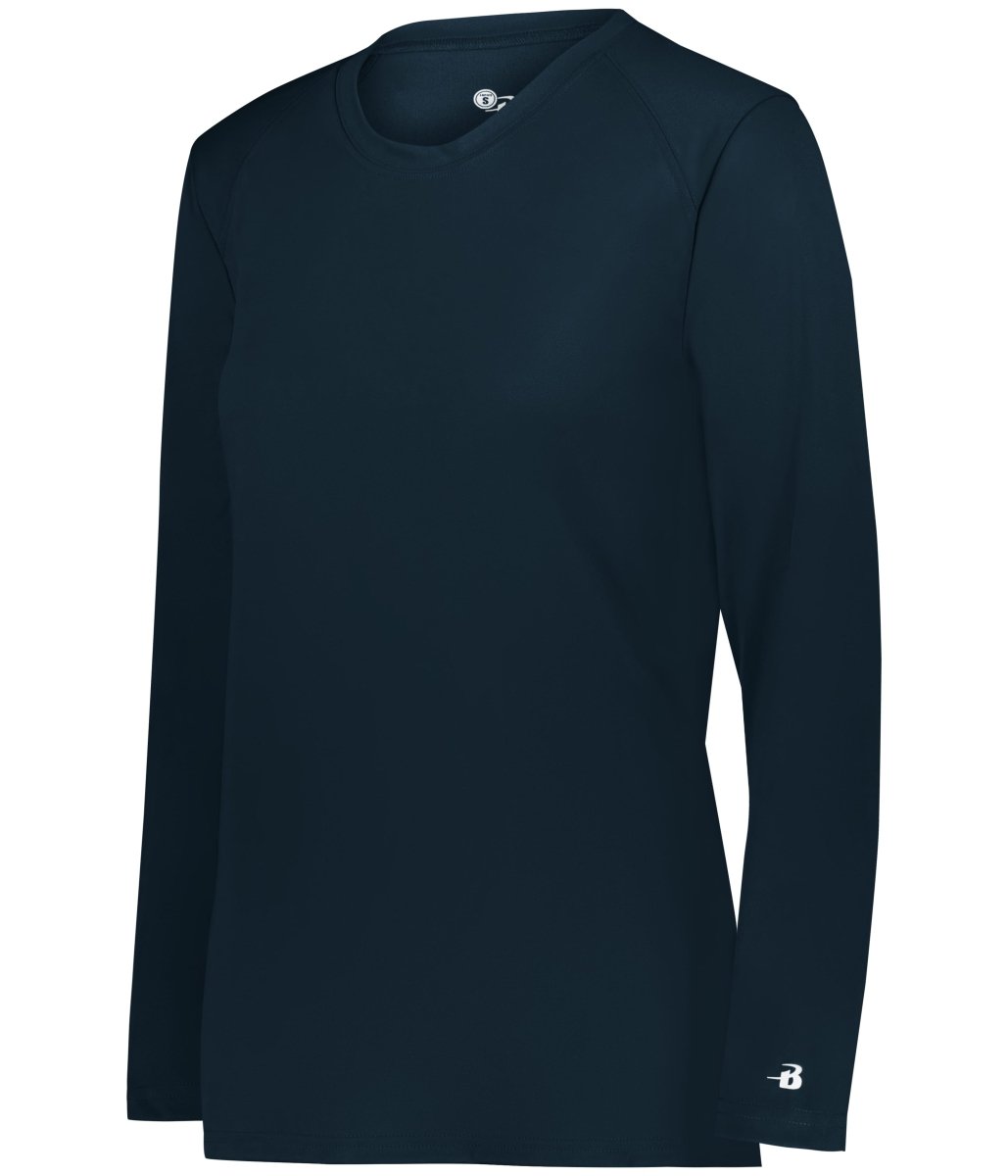 Augusta Sportswear LADIES B - CORE LONG SLEEVE TEE 416400 NAVY (BA) S