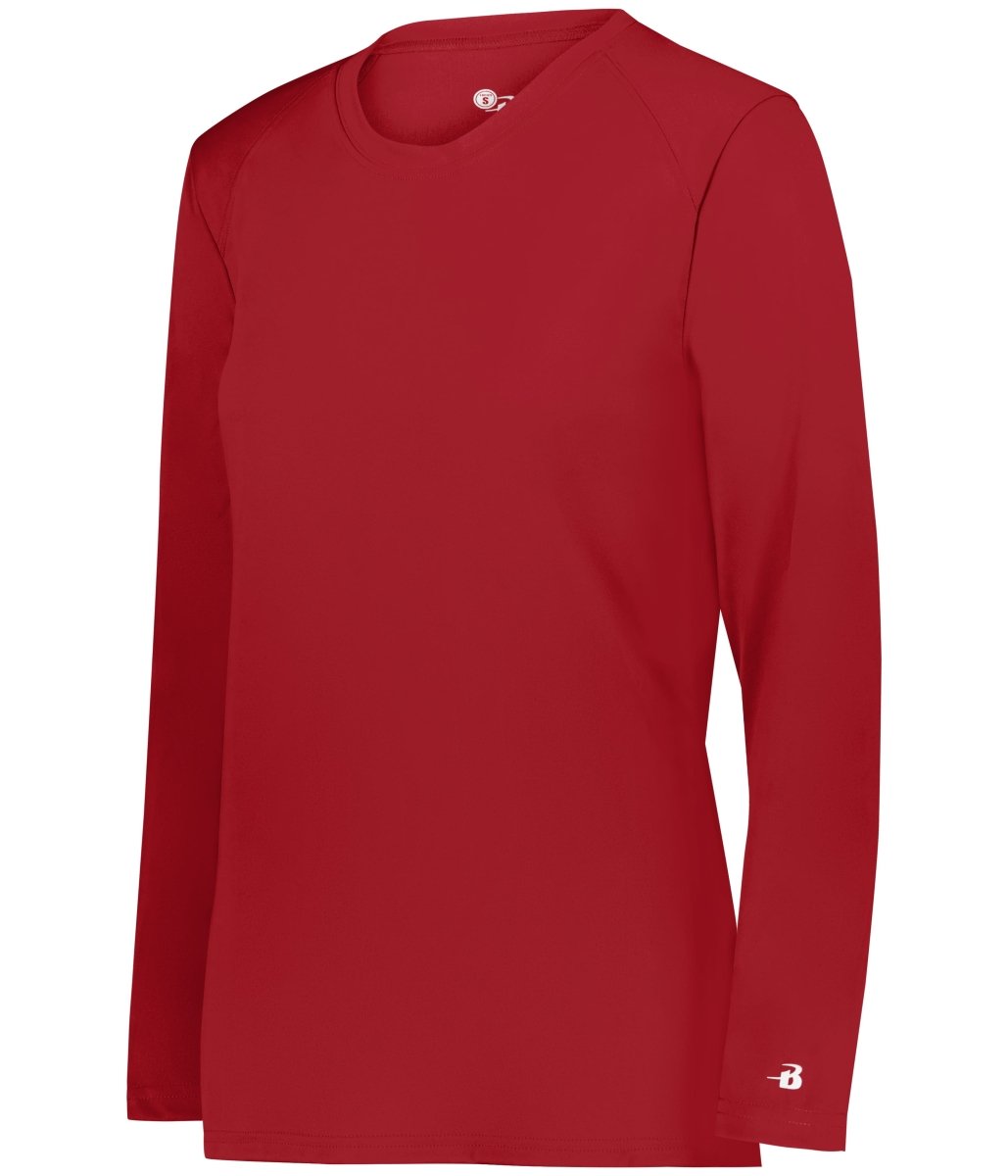 Augusta Sportswear LADIES B - CORE LONG SLEEVE TEE 416400 RED (BA) S