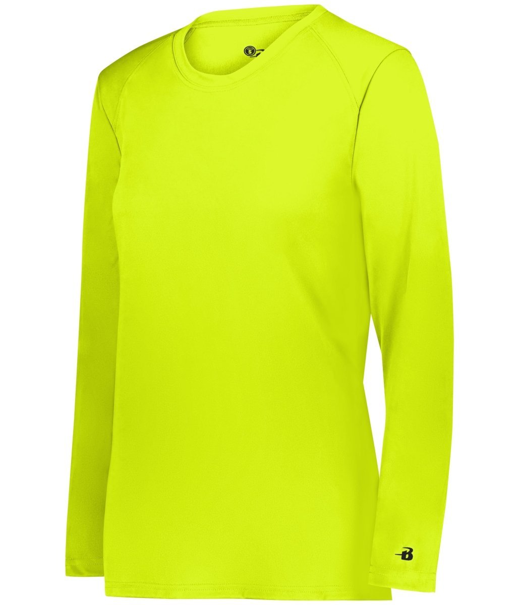 Augusta Sportswear LADIES B - CORE LONG SLEEVE TEE 416400 SAFETY YELLOW S