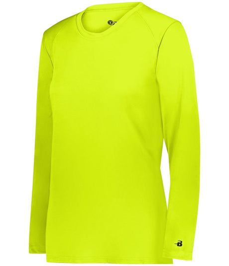 Augusta Sportswear LADIES B - CORE LONG SLEEVE TEE 416400 SAFETY YELLOW S