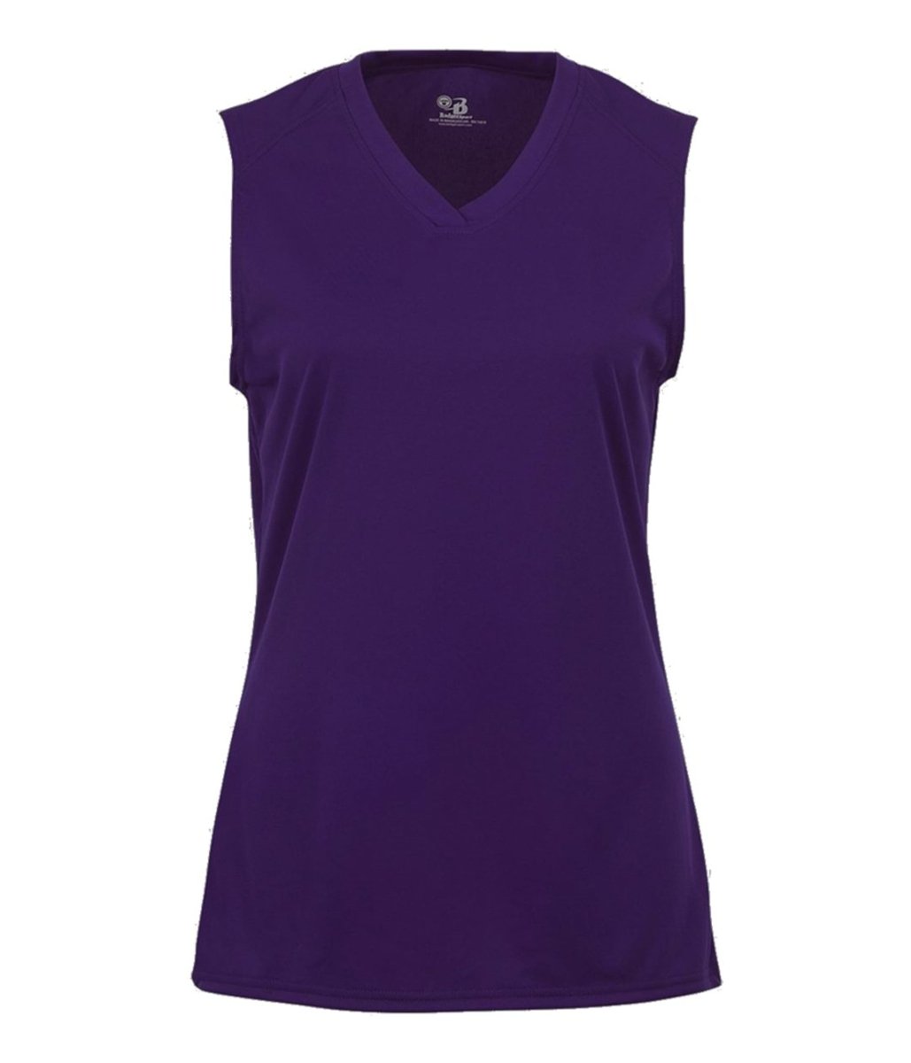 Augusta Sportswear LADIES B - CORE SLEEVELESS TEE 416300 PURPLE (BA) S