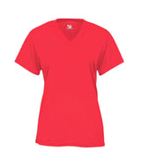Augusta Sportswear LADIES B - CORE V - NECK TEE 416200 HOT CORAL (BA) S