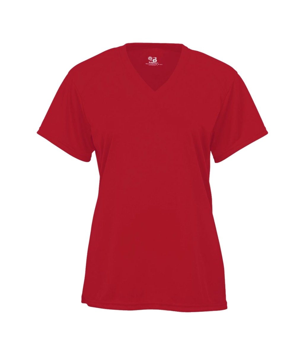 Augusta Sportswear LADIES B - CORE V - NECK TEE 416200 RED (BA) S