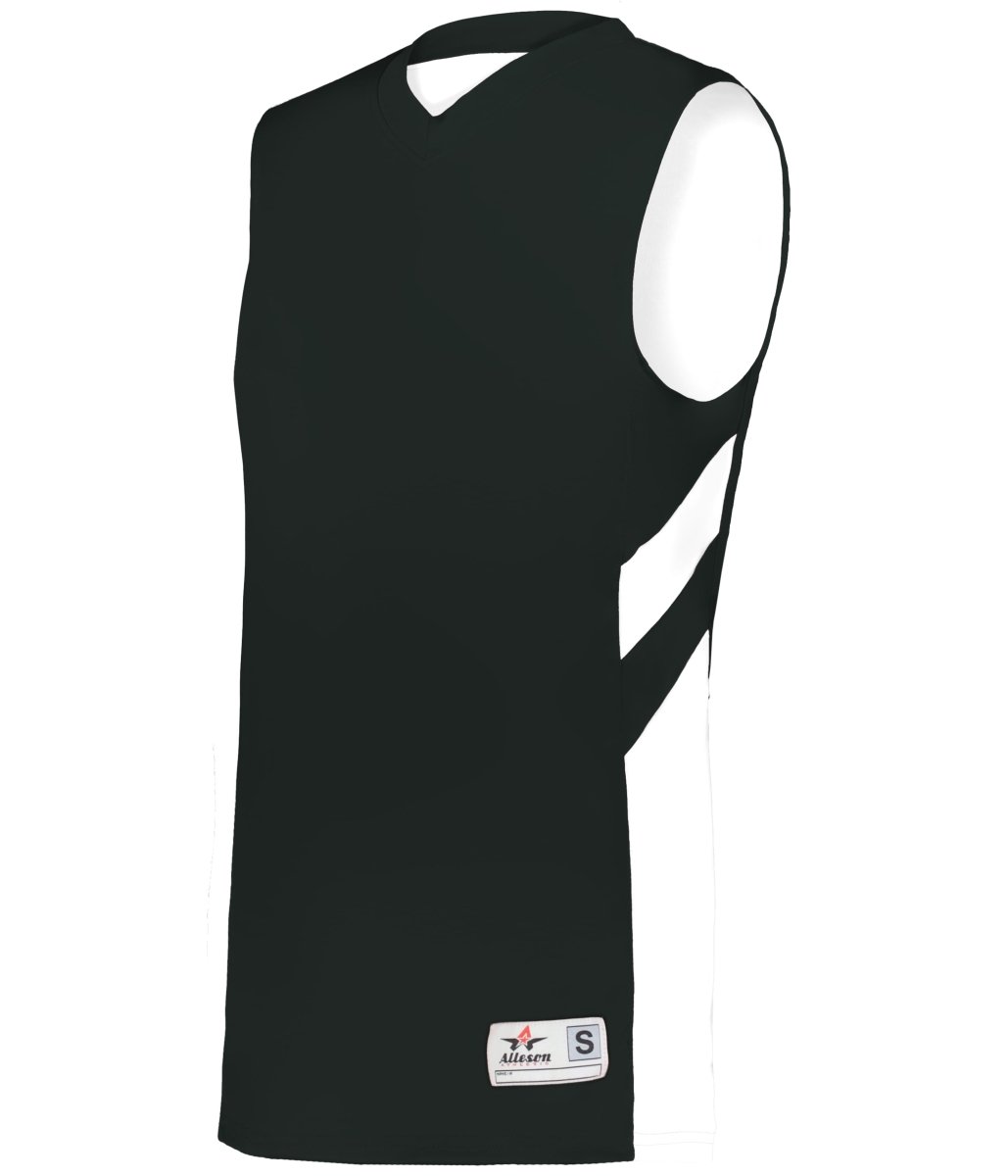 Augusta Sportswear LADIES B - PIVOT REVERSIBLE BASKETBALL JERSEY - Augusta Sportswear 896600 BLACK/WHITE (BA) S