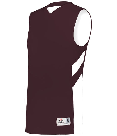 Augusta Sportswear LADIES B - PIVOT REVERSIBLE BASKETBALL JERSEY - Augusta Sportswear 896600 MAROON/WHITE (BA) S