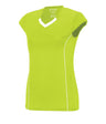 Augusta Sportswear Ladies Blash Jersey 1218 LIME/WHITE S