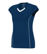 Augusta Sportswear Ladies Blash Jersey 1218 NAVY/WHITE S