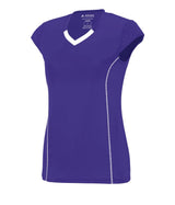 Augusta Sportswear Ladies Blash Jersey 1218 PURPLE/WHITE S