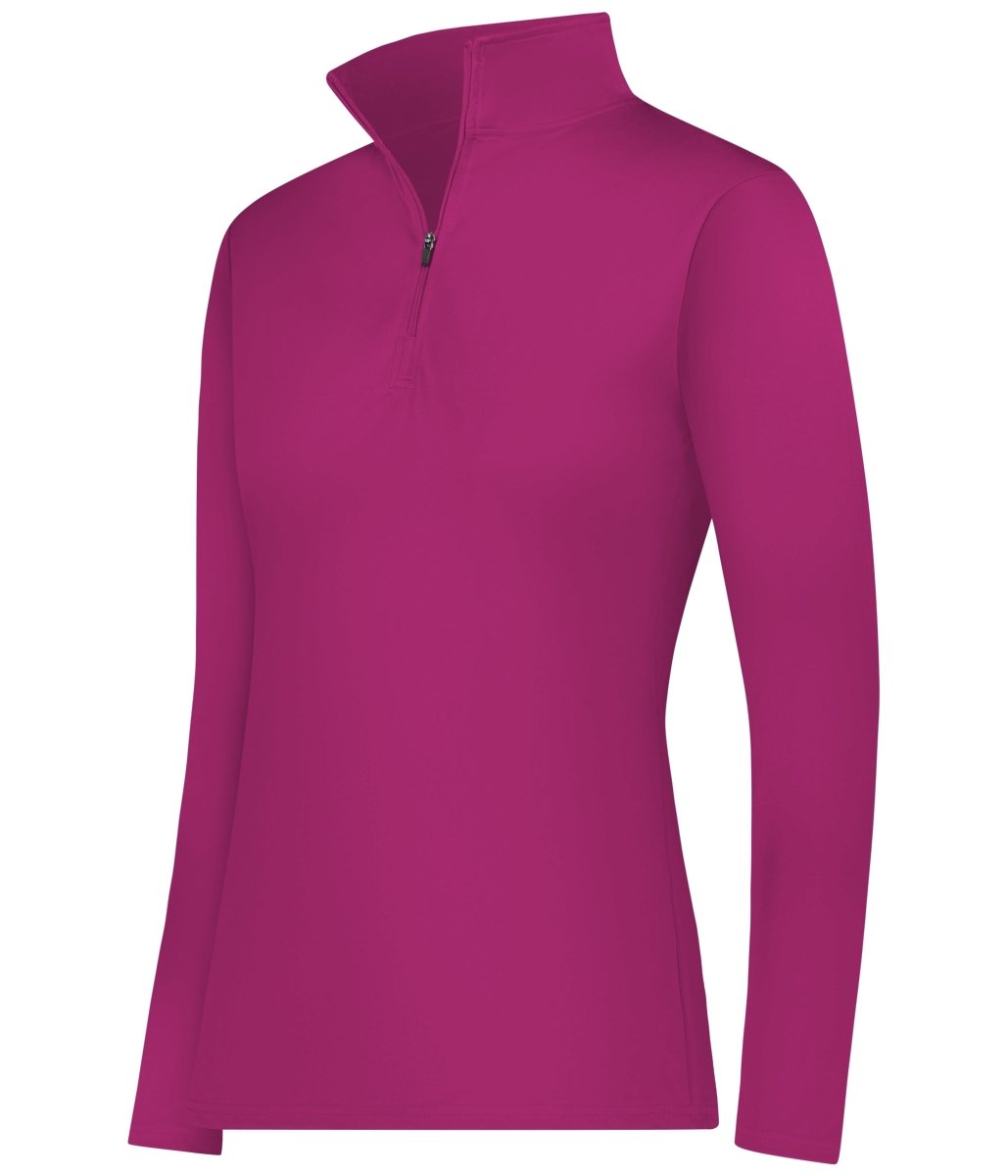 Augusta Sportswear LADIES C2 1/4 ZIP PULLOVER 560200 HOT PINK (BA) S