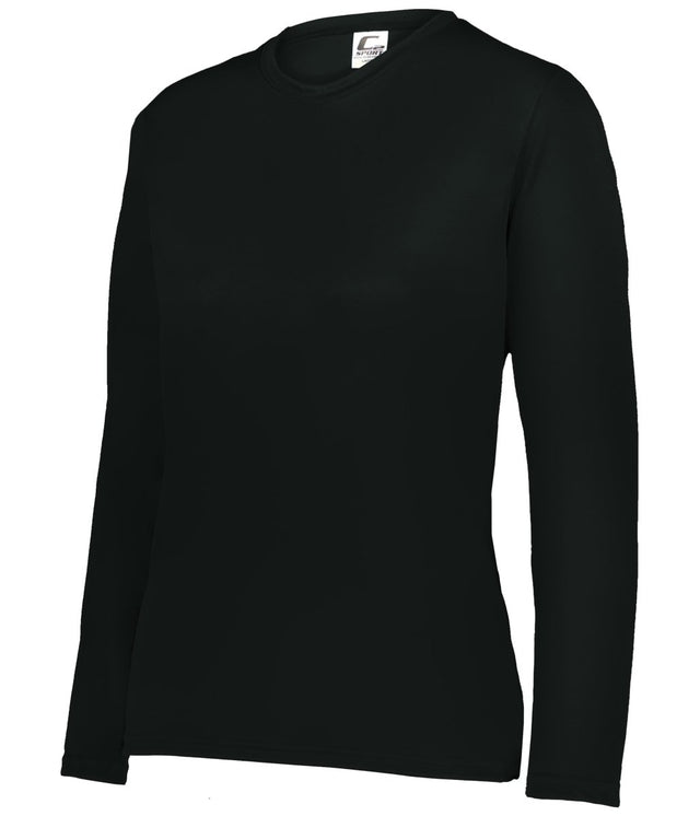 Augusta Sportswear LADIES C2 LONG SLEEVE TEE 560400 BLACK S
