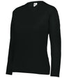 Augusta Sportswear LADIES C2 LONG SLEEVE TEE 560400 BLACK S