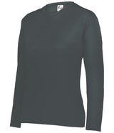 Augusta Sportswear LADIES C2 LONG SLEEVE TEE 560400 GRAPHITE (BA) S