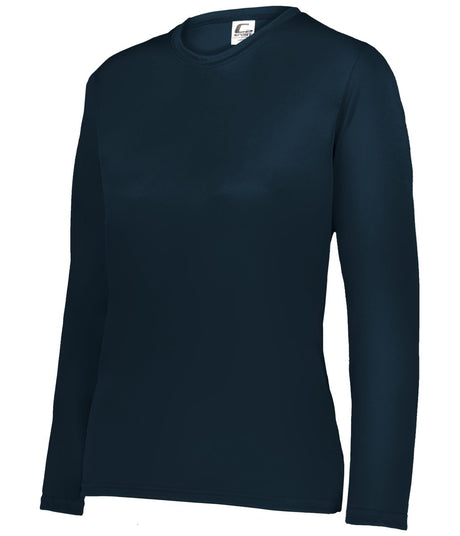 Augusta Sportswear LADIES C2 LONG SLEEVE TEE 560400 NAVY (BA) S