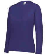 Augusta Sportswear LADIES C2 LONG SLEEVE TEE 560400 PURPLE (BA) S
