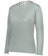 Augusta Sportswear LADIES C2 LONG SLEEVE TEE 560400 SILVER (BA) S