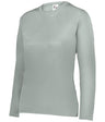 Augusta Sportswear LADIES C2 LONG SLEEVE TEE 560400 SILVER (BA) S