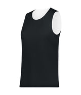 Augusta Sportswear LADIES C2 MESH REVERSIBLE BASKETBALL JERSEY 567800 BLACK/WHITE (BA) S