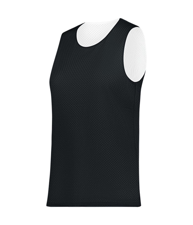 Augusta Sportswear LADIES C2 MESH REVERSIBLE BASKETBALL JERSEY 567800 BLACK/WHITE (BA) S