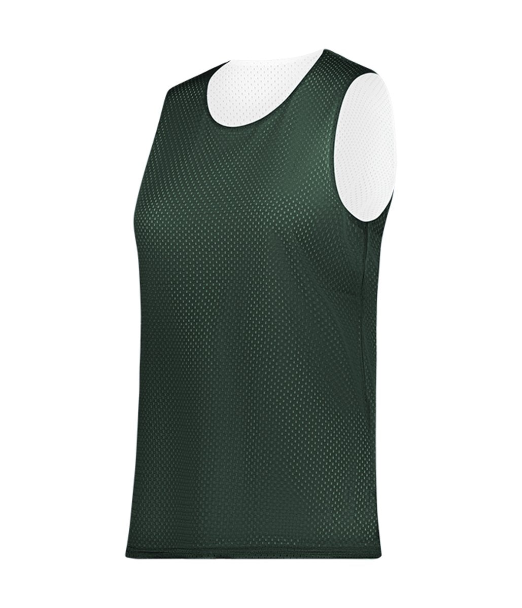 Augusta Sportswear LADIES C2 MESH REVERSIBLE BASKETBALL JERSEY 567800 FOREST/WHITE (BA) S