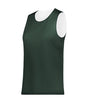 Augusta Sportswear LADIES C2 MESH REVERSIBLE BASKETBALL JERSEY 567800 FOREST/WHITE (BA) S