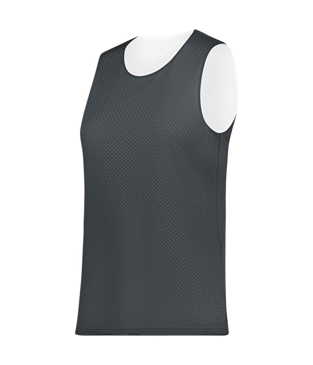 Augusta Sportswear LADIES C2 MESH REVERSIBLE BASKETBALL JERSEY 567800 GRAPHITE/WHITE (BA) S
