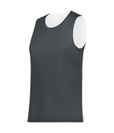 Augusta Sportswear LADIES C2 MESH REVERSIBLE BASKETBALL JERSEY 567800 GRAPHITE/WHITE (BA) S