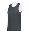 Augusta Sportswear LADIES C2 MESH REVERSIBLE BASKETBALL JERSEY 567800 GRAPHITE/WHITE (BA) S