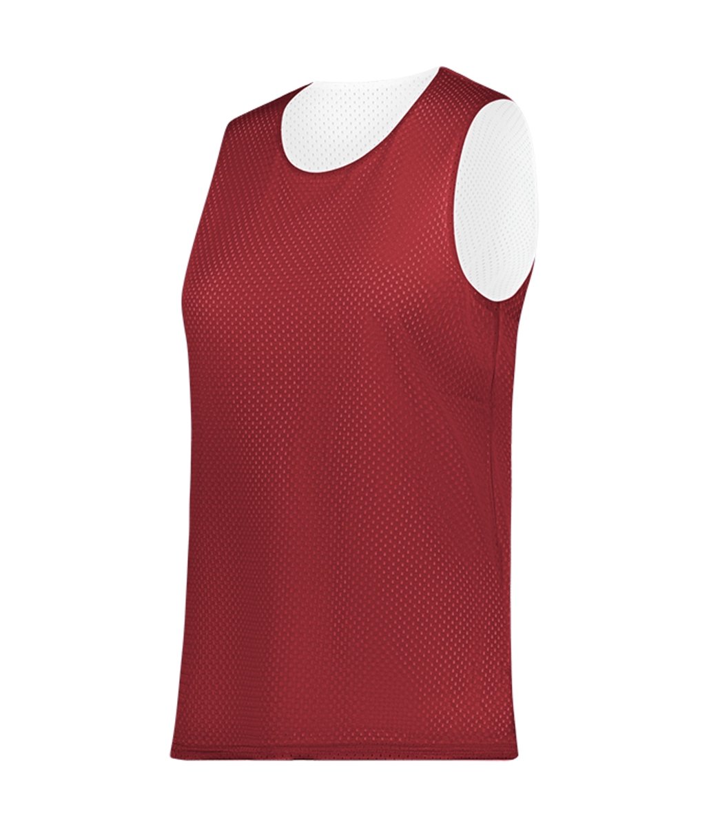 Augusta Sportswear LADIES C2 MESH REVERSIBLE BASKETBALL JERSEY 567800 RED/WHITE (BA) S