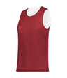 Augusta Sportswear LADIES C2 MESH REVERSIBLE BASKETBALL JERSEY 567800 RED/WHITE (BA) S