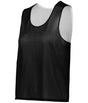 Augusta Sportswear LADIES C2 REVERSIBLE MESH LACROSSE PINNIE 566000 BLACK/WHITE (BA) XS