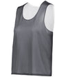 Augusta Sportswear LADIES C2 REVERSIBLE MESH LACROSSE PINNIE 566000 GRAPHITE/WHITE (BA) XS